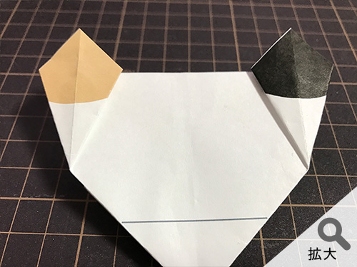 猫の作り方 猫 折り紙 ねこ cat 招き猫 正月 無料 pdf 印刷
