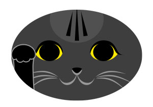 黒猫 ハチワレ 黒トラ 猫 折り紙 ねこ cat 招き猫 正月 無料 pdf 印刷