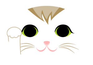 ハチワレ 茶白 キジ白 キジトラ クリーム白 クリームトラ 茶白トラ 猫 折り紙 ねこ cat 招き猫 正月 無料 pdf 印刷